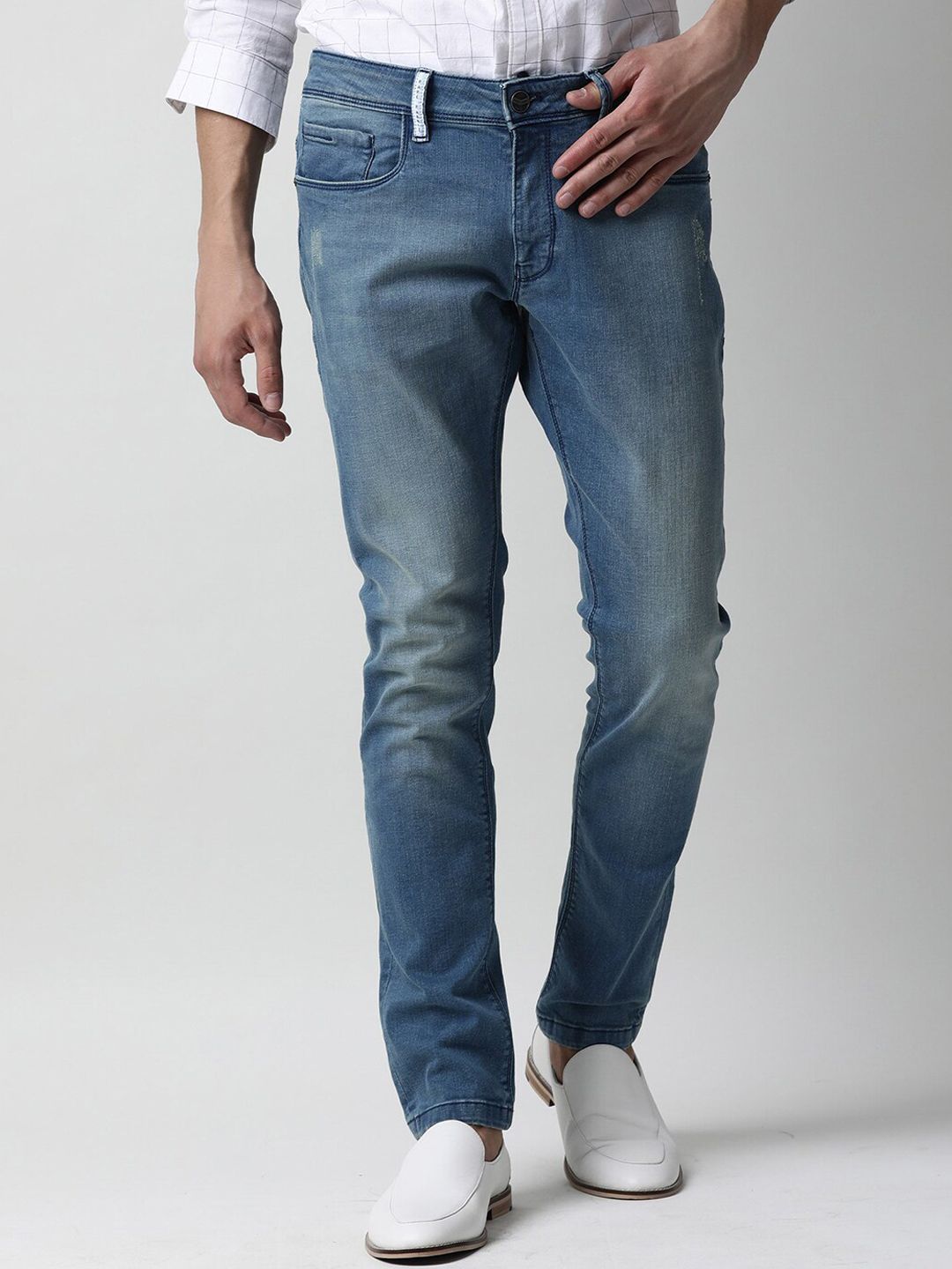RARE RABBIT Men Indus Slim Fit Cotton Jeans