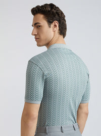 Park Avenue Printed Polo Collar Slim Fit T-shirt