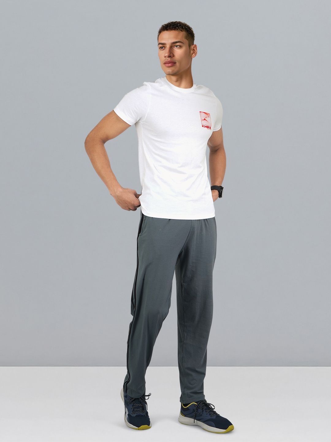 HRX by Hrithik Roshan Graphic Print Pure Cotton T-shirt