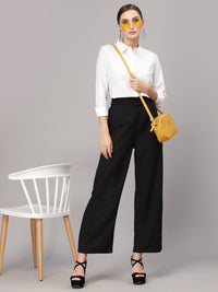 Style Quotient Women White Formal Shirt