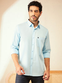 DENNISON Smart Spread Collar Cotton Formal Shirt