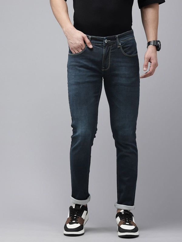SPYKAR Men Skinny Slim Fit Low-Rise Light Fade Stretchable Jeans