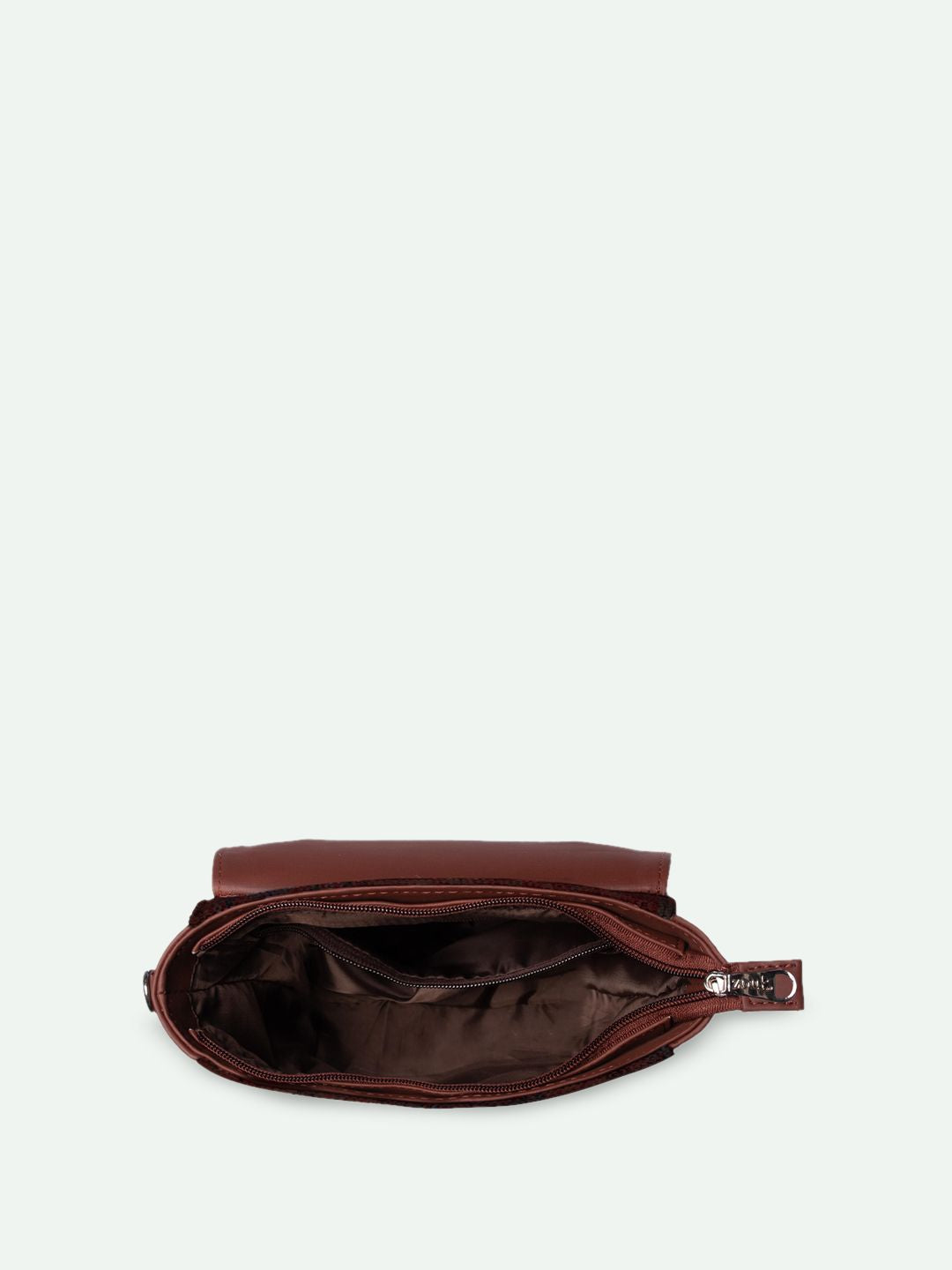 ZOUK Ethnic Motifs Printed Structured Sling Bag