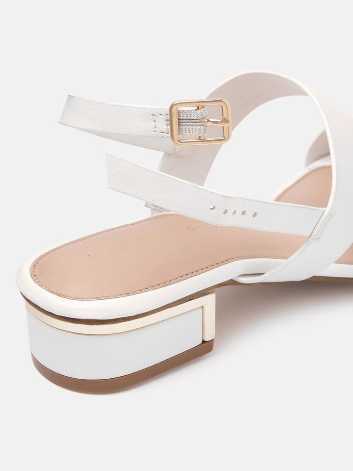 Lino Perros Open Toe Block Heels