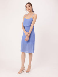 DressBerry Cute Feminine Accordion Pleated Sheath Dress
