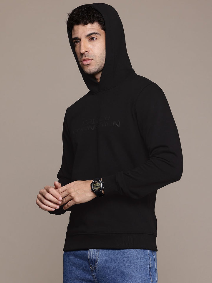 Sambungan Tipografi Sambungan Perancis Bercetak Sweatshirt