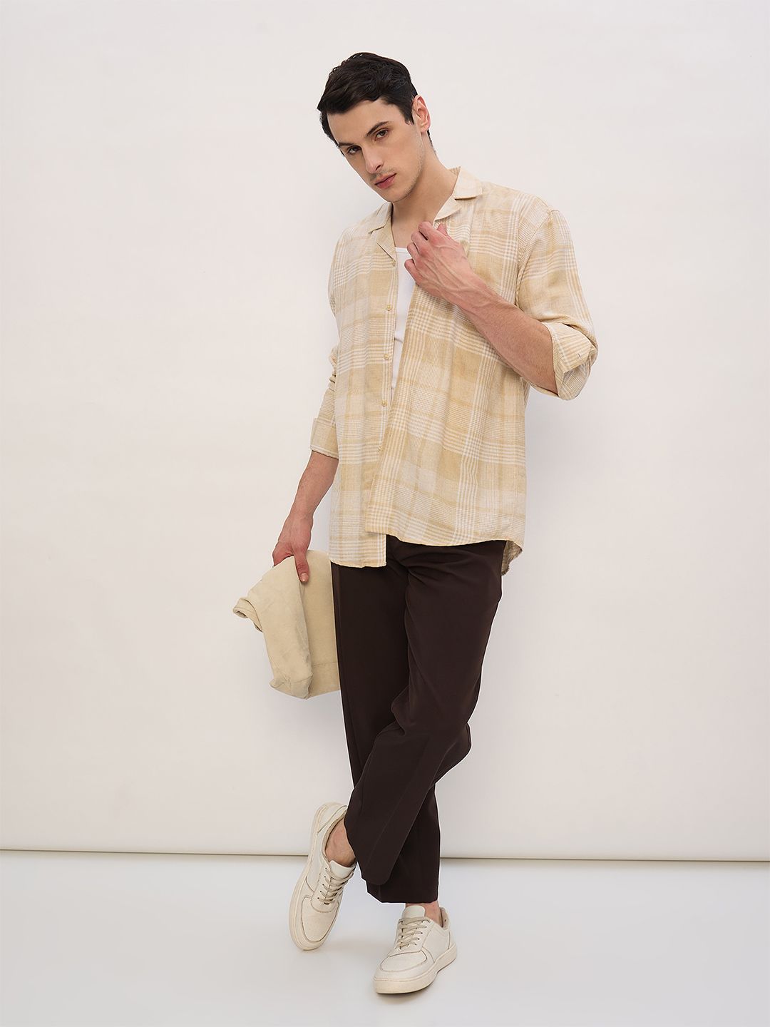 Oversized Checkered Shirt