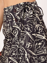 DressBerry Rose Revival Wrap-Style Skirt