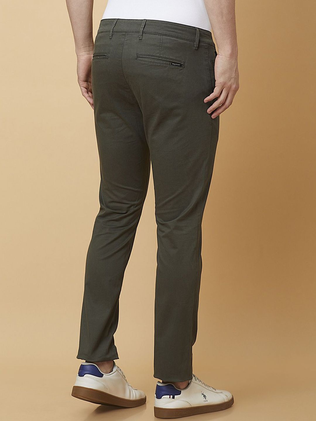 Being Human Men Classic Slim Fit Chinos Trousers