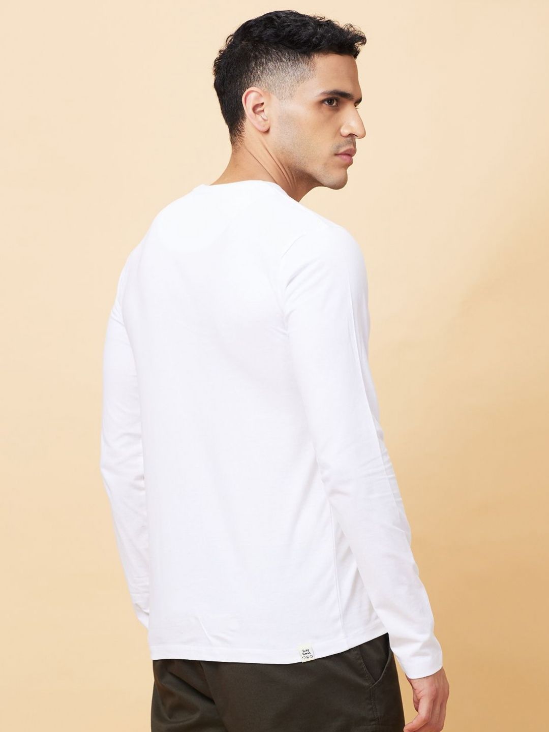 Being Human Men Printed Applique T-shirt