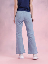 DressBerry Women Wide Leg Mid-Rise Jeans