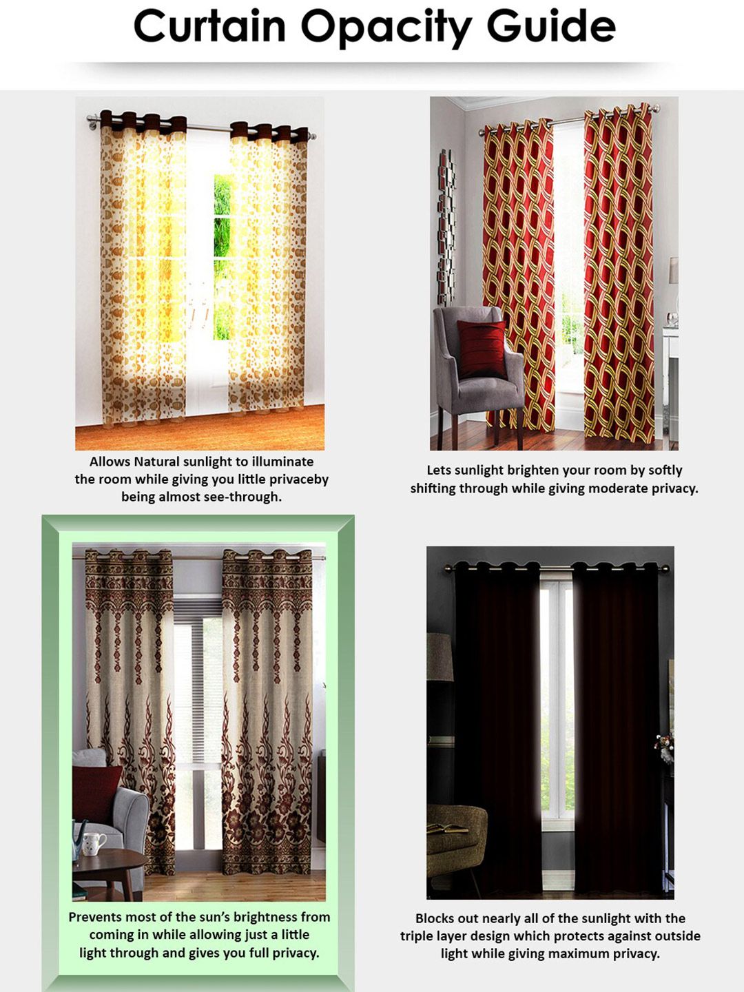 Story@home Nature Blue & Green 2 Pieces Ethnic Motifs Printed Window Curtains