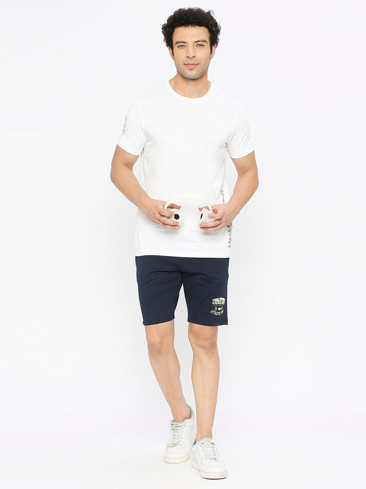 SPYKAR Round Neck Short Sleeves Cotton Casual T-Shirt