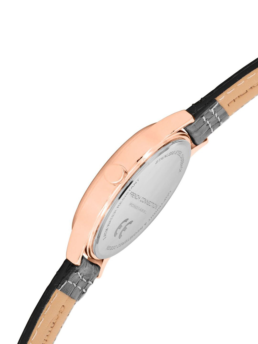 French Connection Men Dial & Leather Wrap Around Straps Analogue Watch FCN0148BL