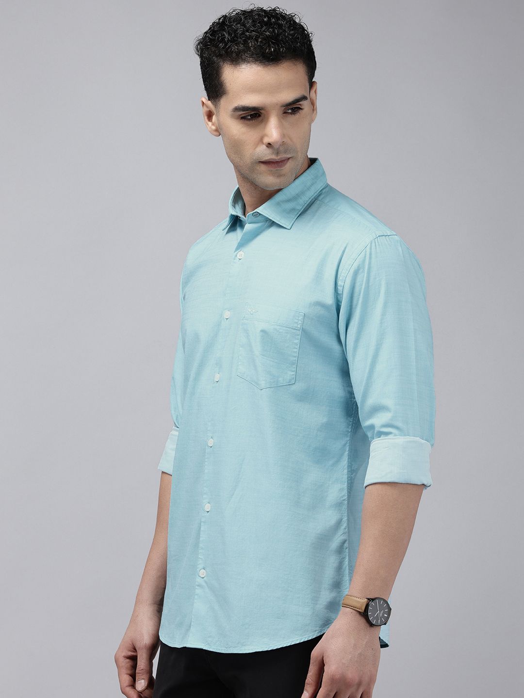 Park Avenue Slim Fit Opaque Pure Cotton Casual Shirt