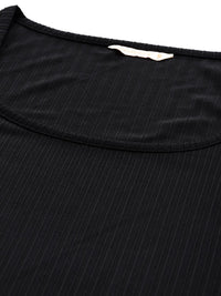 DressBerry Ribbed Scoop Neck Top