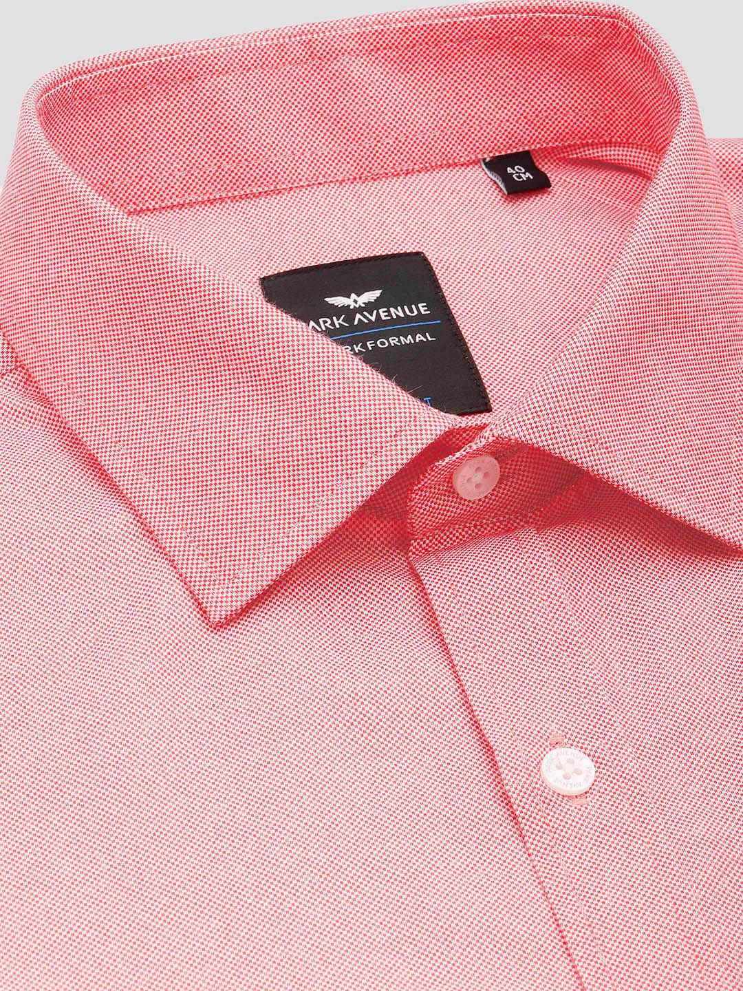 Park Avenue Self-Design Slim Fit Formal Shirt