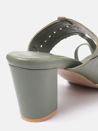 Anouk Woven Ethnic Block Heels