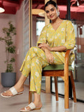 Libas Floral Printed Tunic With Trousers
