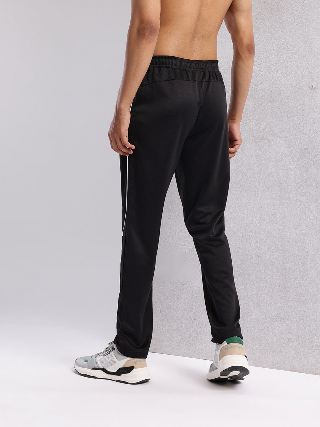 HRX by Hrithik Roshan Men Contrast Piping Rapid-Dry Running Track Pants