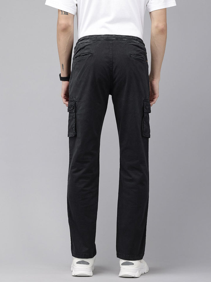 SPYKAR Men Loose Fit Cargos Trousers
