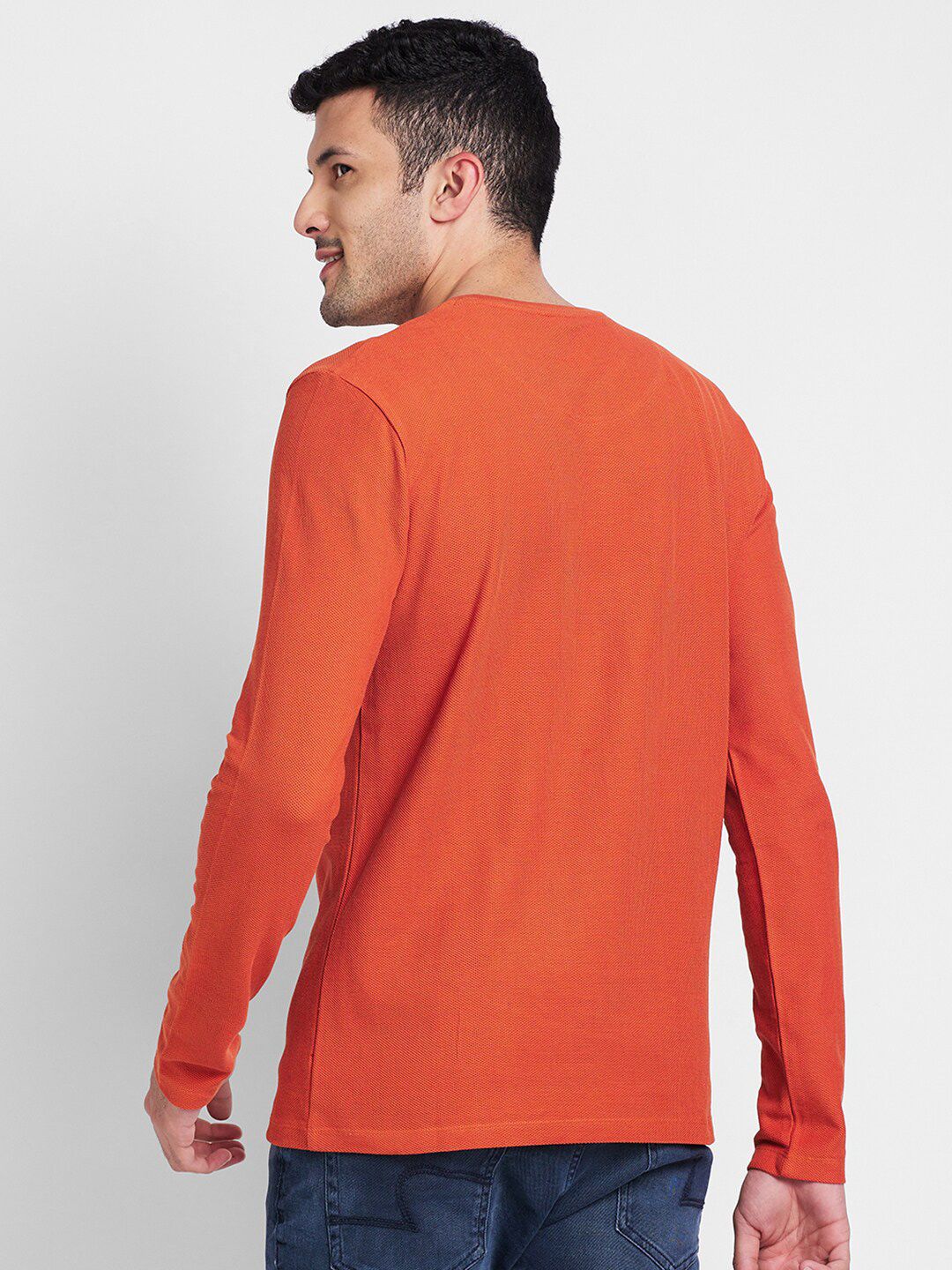 Being Human Self Design Round Neck Casual T-shirt