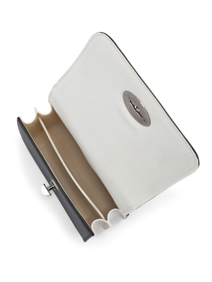 Lino Perros Colourblocked Structured Shoulder Bag With Detachable Sling Strap