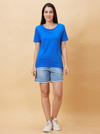 Being Human Round Neck Slim Fit Longline T-shirt