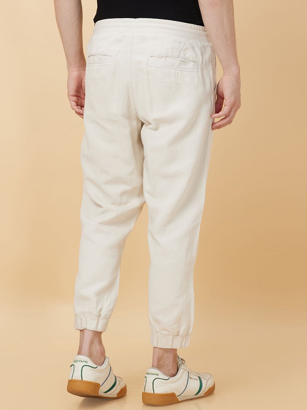 Being Human Men Slim Fit Mid-Rise Cropped Joggers