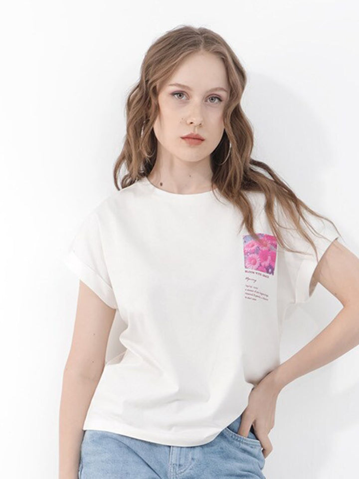 RAREISM Women Raw Edge T-shirt
