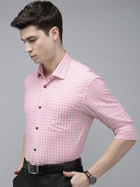 Park Avenue Slim Fit Checked Pure Cotton Formal Shirt