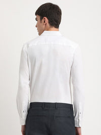 THE BEAR HOUSE Twill Slim Fit Pure Cotton Formal Shirt