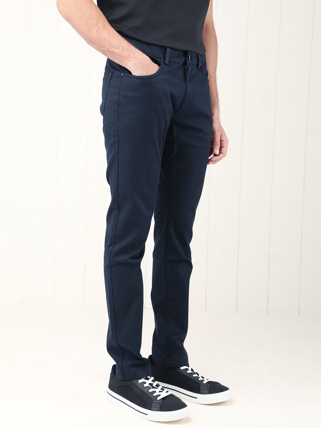 RARE RABBIT Men Cotton Slim Fit Jeans