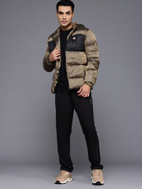HRX by Hrithik Roshan Colourblocked Hooded Puffer Jacket
