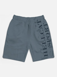 HELLCAT Boys Pack Of 5 Mid-Rise Colourblocked Cotton Shorts