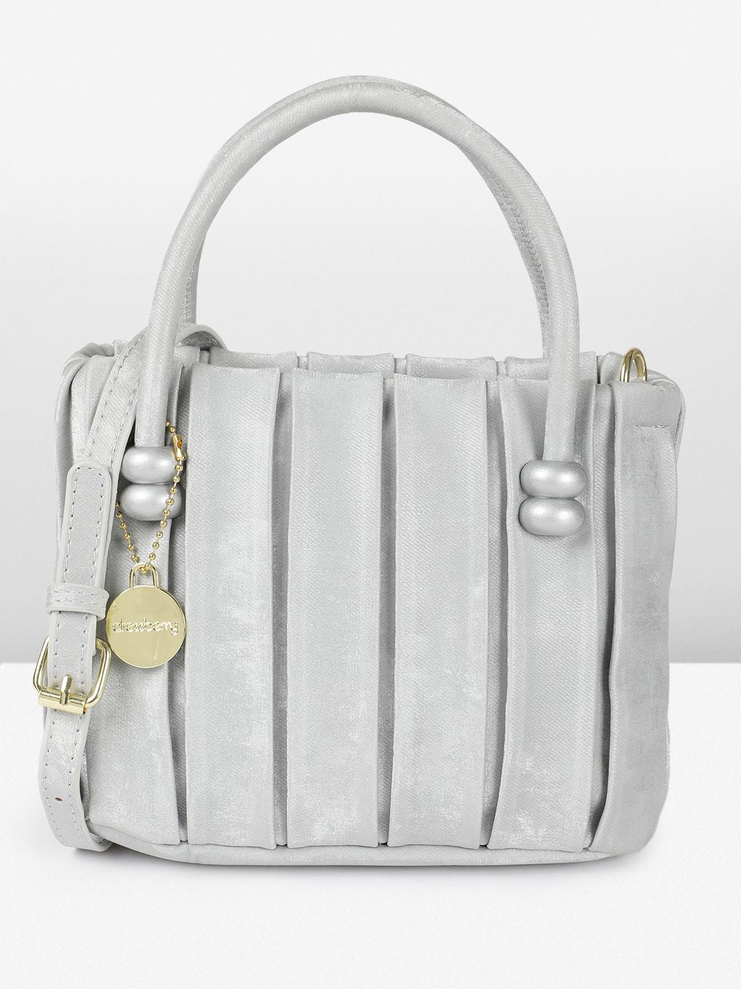 DressBerry Textured Structured Handheld Bag