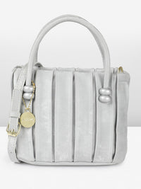 DressBerry Textured Structured Handheld Bag