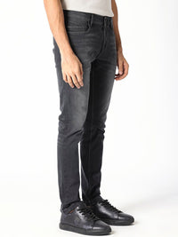 RARE RABBIT Men Hawkins Slim Fit Mid-Rise Cotton Jeans