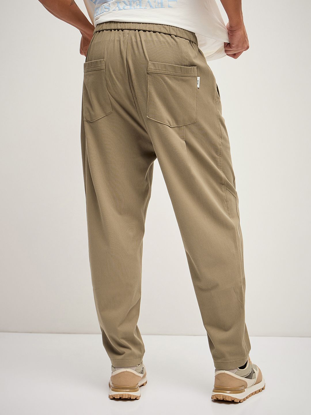 THE BEAR HOUSE Men Solid Regular Fit Trouser