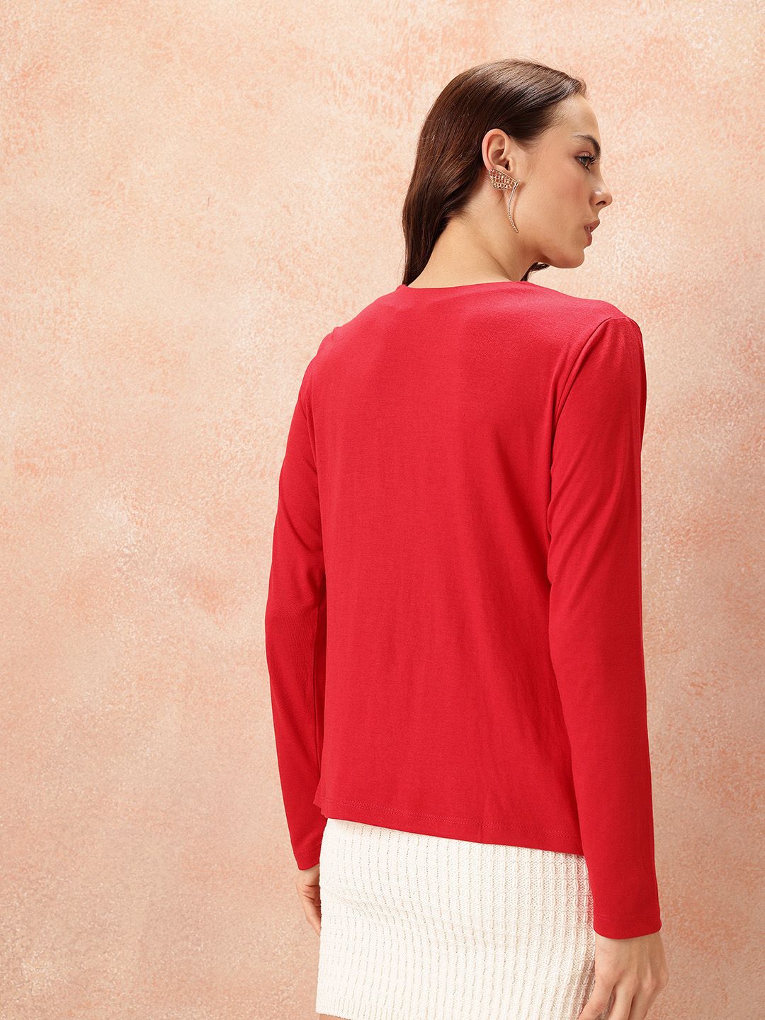 all about you V-Neck Gathers Top