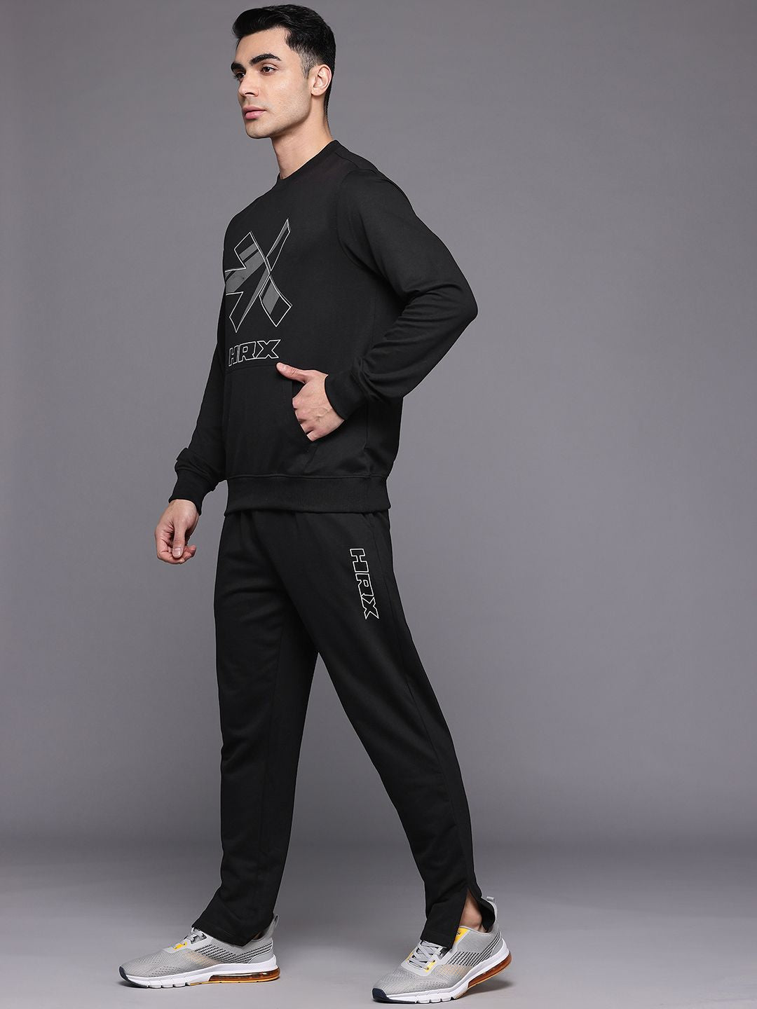 HRX by Hrithik Roshan Brand Logo Printed Lifestyle Tracksuit
