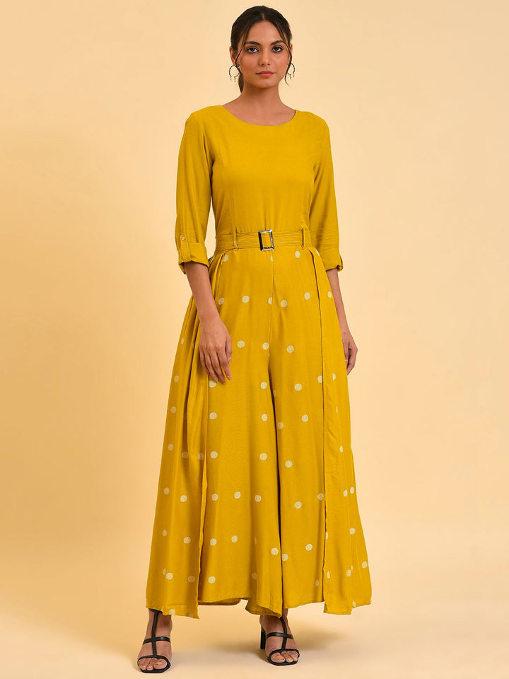 W Women Printed Basic Jumpsuit