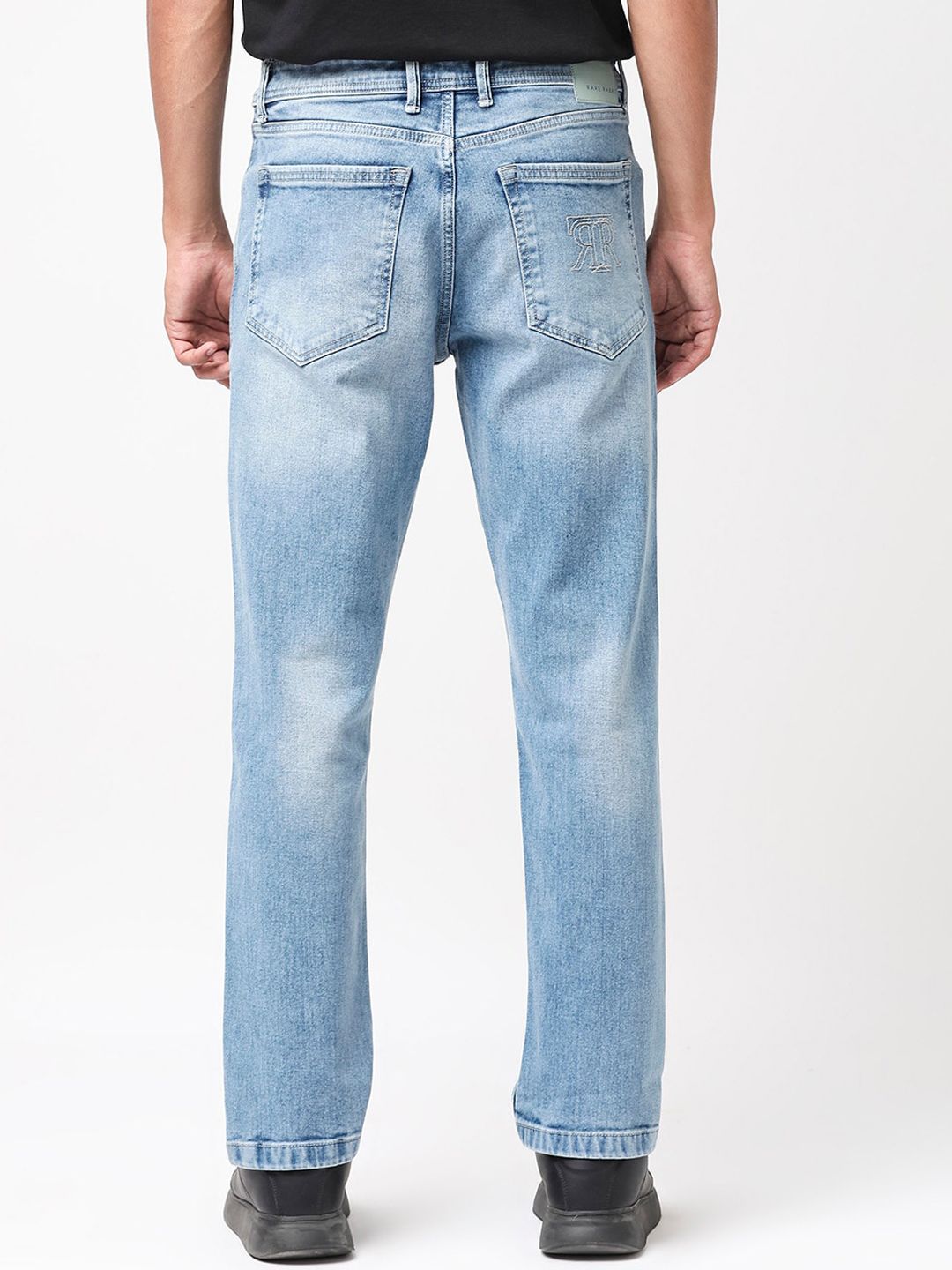 RARE RABBIT Men Polin Regular Fit Stretchable Jeans