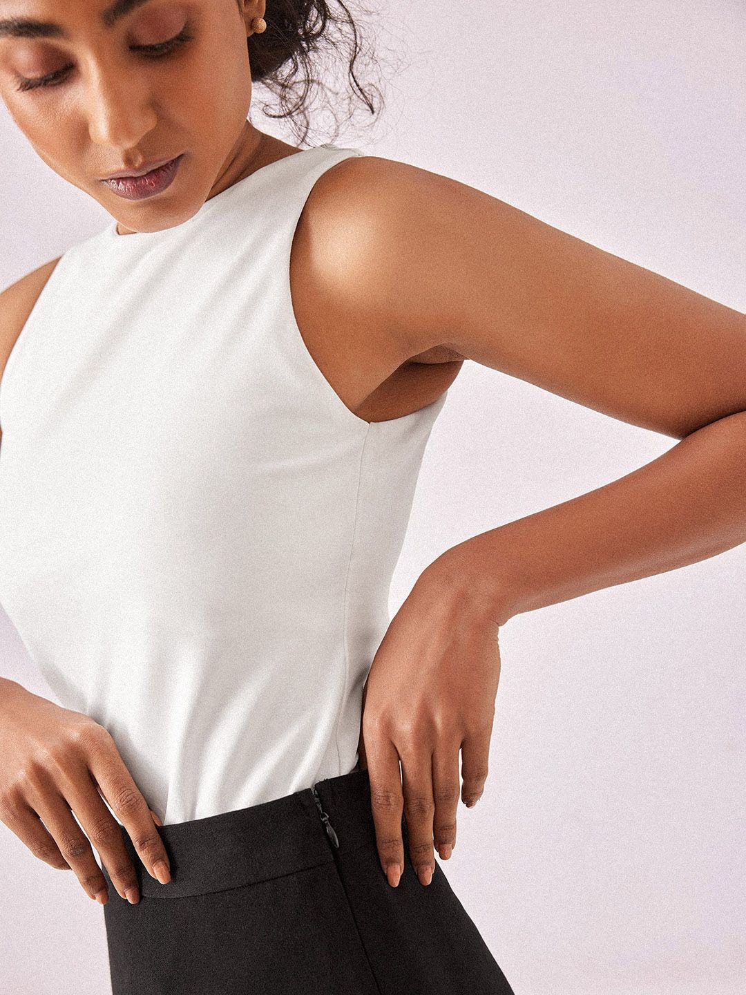 The Label Life Slip-On Mini Straight Skirt