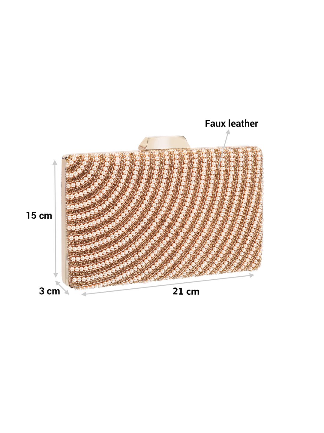 Metro Embellished Box Clutch