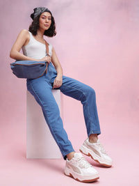 DressBerry Women High-Rise Stretchable Boyfriend Fit Jeans