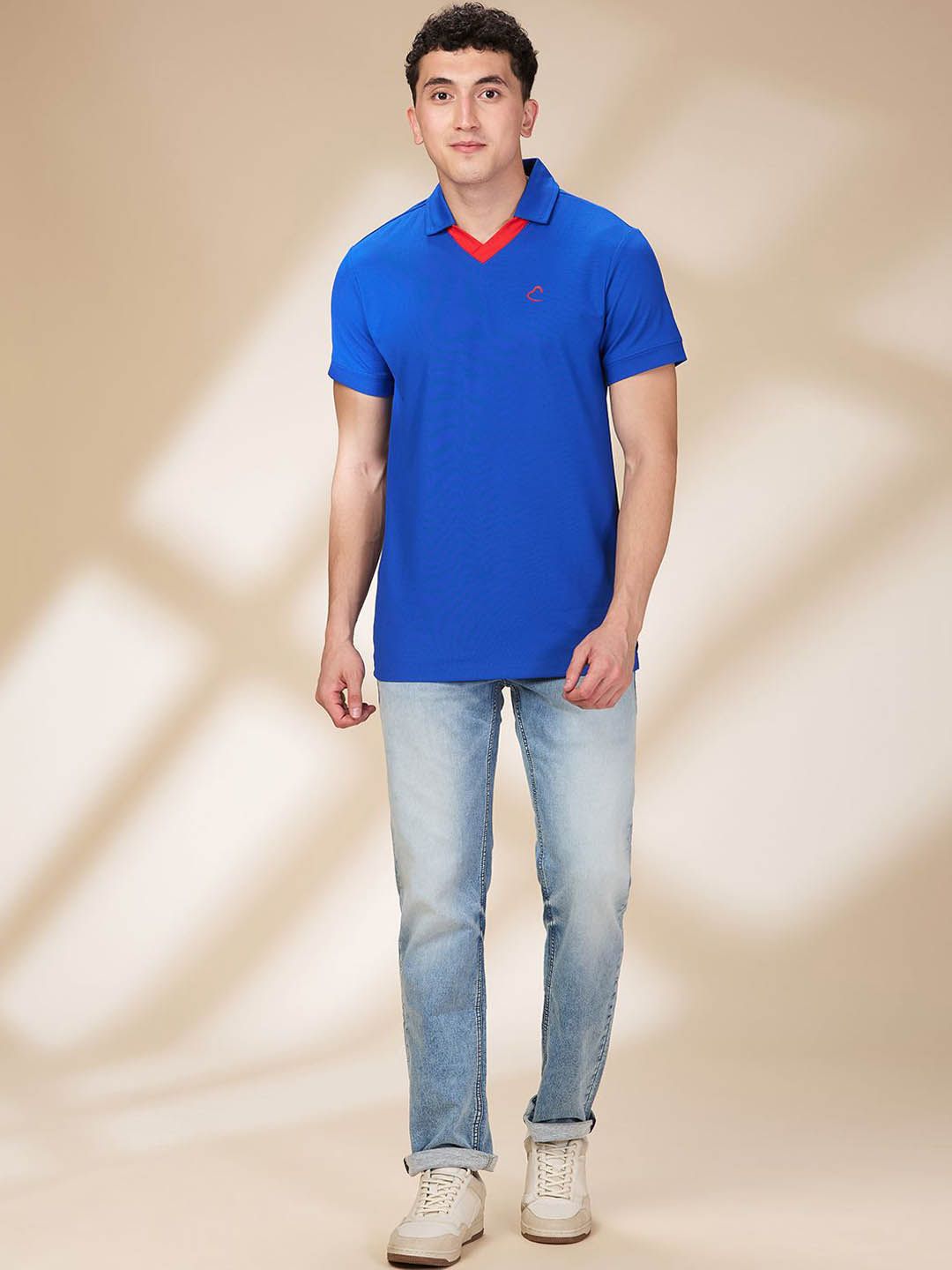 Being Human Men Straight Fit Mid-Rise Heavy Fade Stretchable Jeans