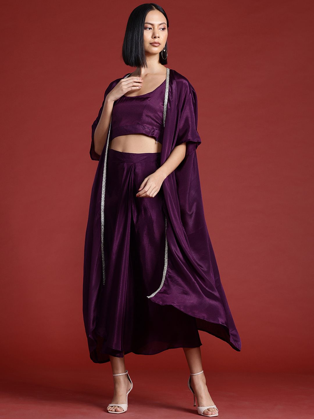 all about you Top with Skirt & Shrug Co-Ord Set