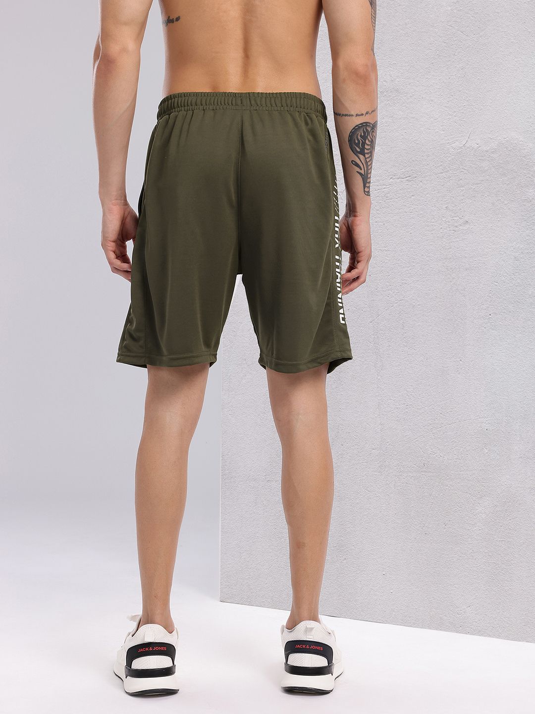 HRX by Hrithik Roshan Men Typography Print Rapid-Dry Training Shorts