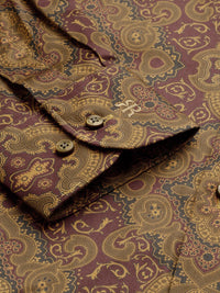 Raymond Pure Cotton Contemporary Fit Opaque Printed Formal Shirt